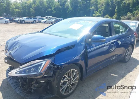 2020 Hyundai Elantra Limited z USA, uszkodzony, nr VIN 5NPD84LF6LH576958